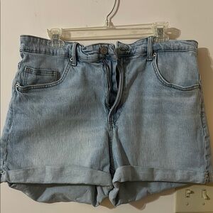 Zara Blue Jean Shorts Relaxed Fit